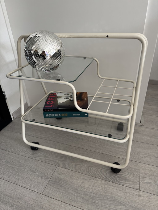 Vintage jaren 70 bar cart 