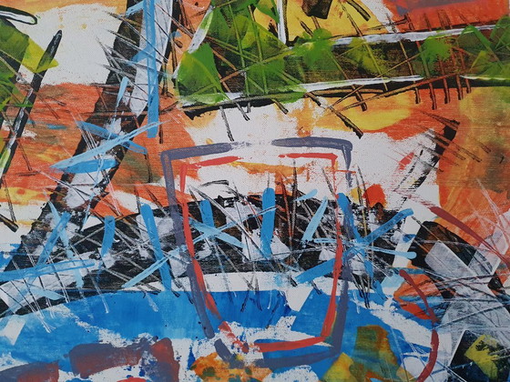 2 Panel by Angelo Calabria – Paintings & Drawings, Canvas (photo 6 of 9)