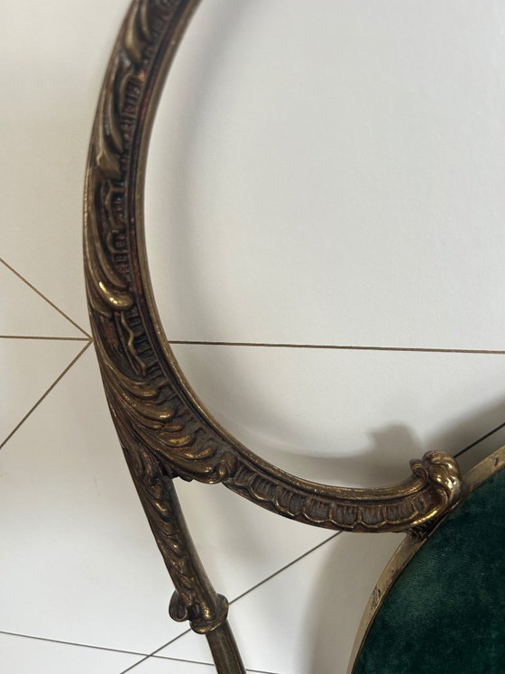 Beautiful Vintage Brass Chiavari Chair (1950s) – Dining chairs (photo 3 of 7)