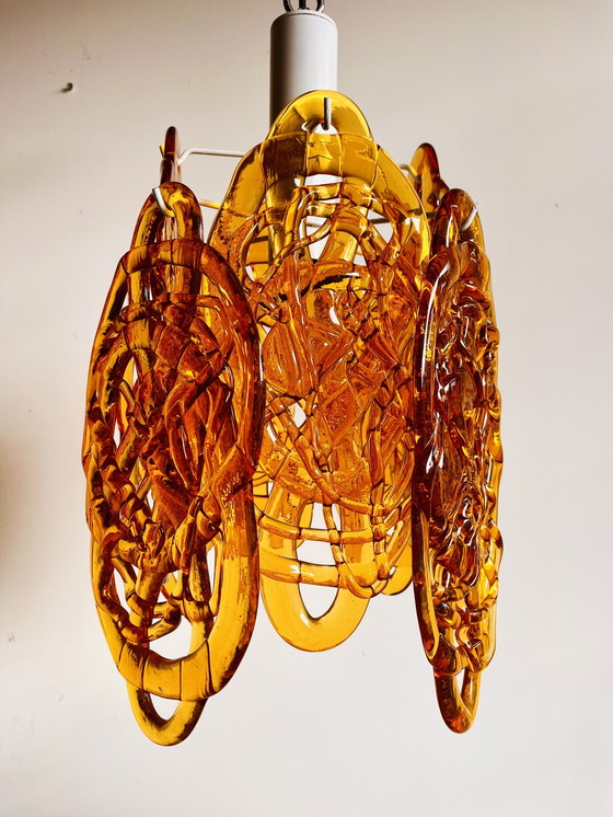 Image 1 of Mid-Century Murano Vistosi Mazzega Lamp