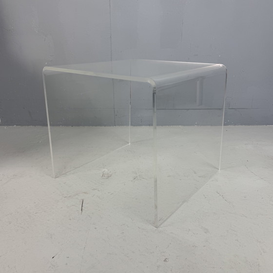 Image 1 of Vintage perspex side table
