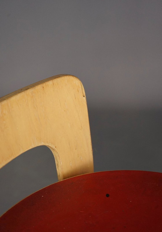 Image 1 of Tabourets de bar modèle K65 d'Alvar Aalto pour Artek, années 1950. Ensemble de 2 tabourets