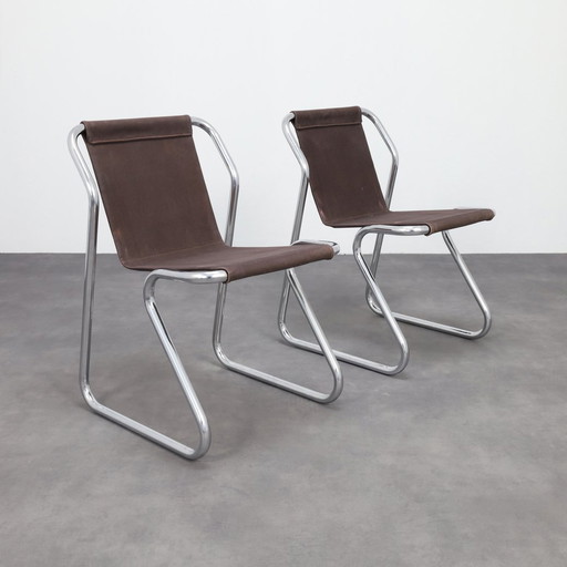 Set of 2 Slingback Chairs by Topform, 1970s