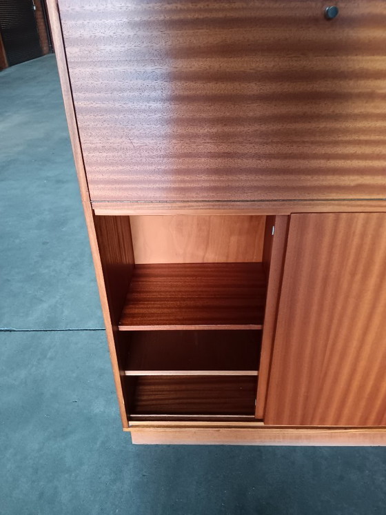 Image 1 of Secrétaire en teck style milieu du XXe siècle