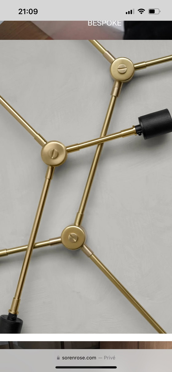 Image 1 of Lampada a sospensione di Menu, serie Tribeca Franklin 3 pezzi