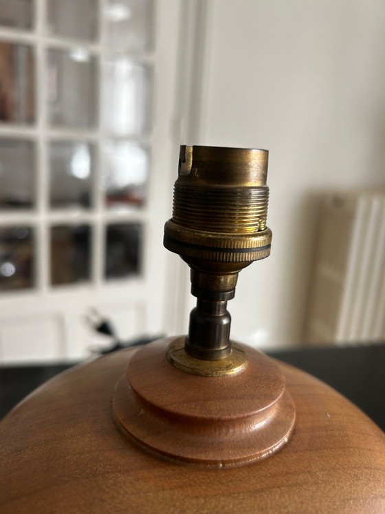 Houten lamp uit de jaren 60 – Tafellampen, Wood (photo 9 of 11)