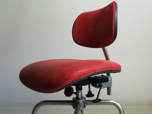 Egon Eiermann Orchestra-Bass-Chair Wilde & Spieth Architect's Chair XL Leather
