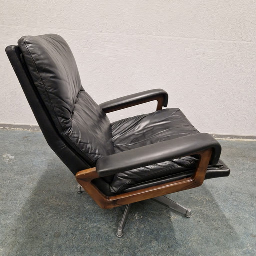 Strassle Poltrona vintage in pelle sedia girevole sedia girevole