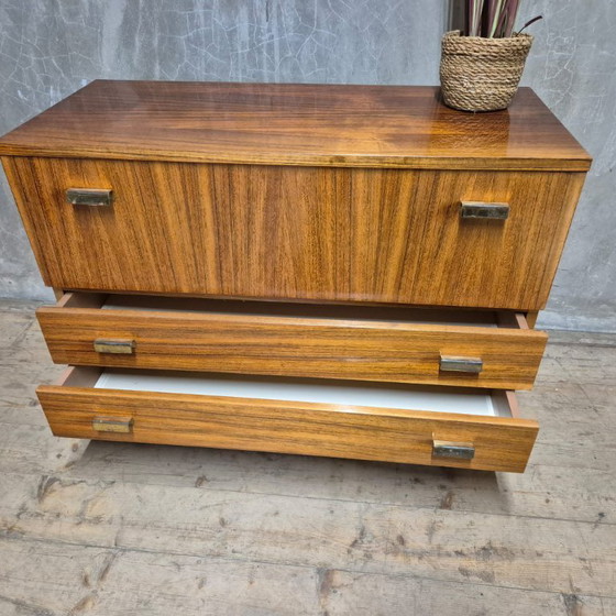 Image 1 of Vintage ladekast, jaren 70, Tsjecho-Slowakije