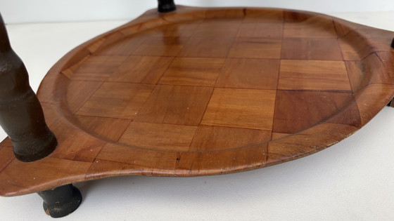 Image 1 of Vintage side table/sidetable/plant table seventies wood