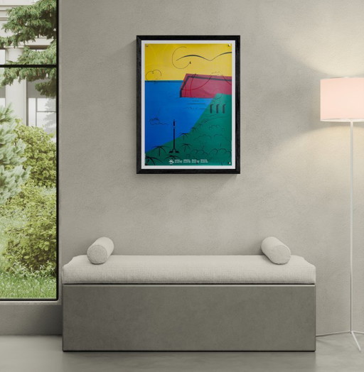 🌤️ Jeux olympiques de Barcelone 1992 – 1990 – Affiche originale de Claret Serrahima | 70 × 50 cm | Espagne