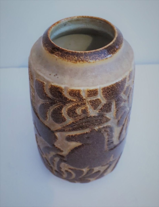 Image 1 of Danish Stoneware Vase By Marianne Starck For Michael Andersen