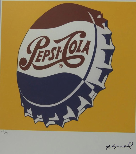 After Andy Warhol, Pepsi-Cola, 1980s, Lithograph – Lithographs & prints, Paper (photo 2 of 8)