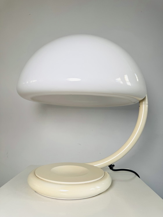 Image 1 of SERPENTE SWIVEL TABLE LAMP BY ELIO MARTINELLI FOR MARTINELLI LUCE, ITALY, 1965