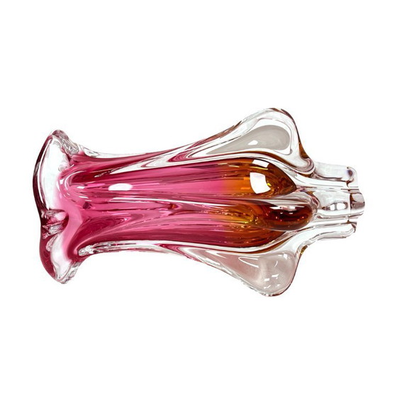 Image 1 of Vase "Tulip" by J. Hospodka, Chřibská Sklárna, Czechoslovakia 1960s