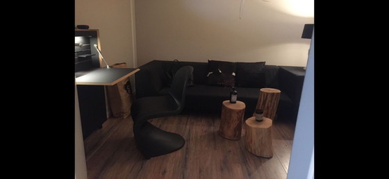 Image 1 of edra designer corner sofa, two-piece, anthracite, very high quality, newly upholstered