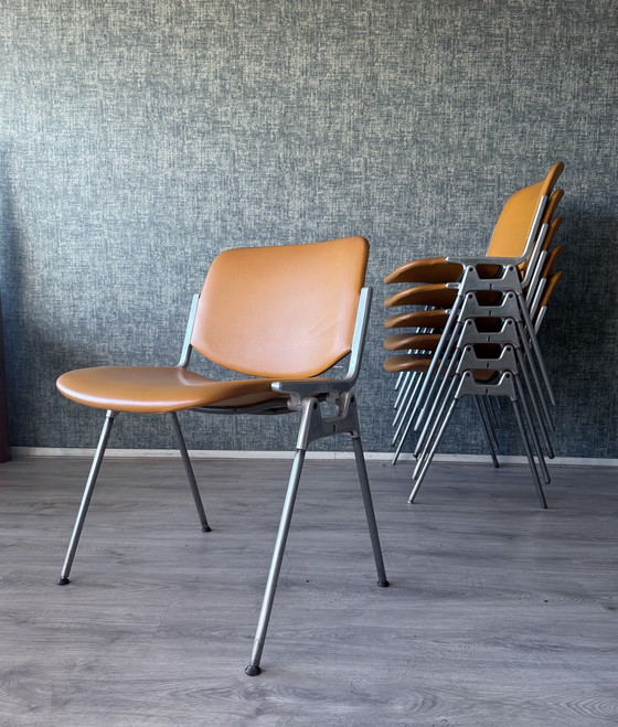 Image 1 of 6 sedie DSC106 di Giancarlo Piretti per Castelli, anni '60