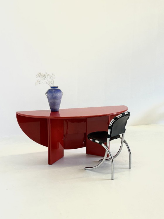 Image 1 of Antella Esstisch / Konsolentisch von Kazuhide Takahama für Cassina in Rot