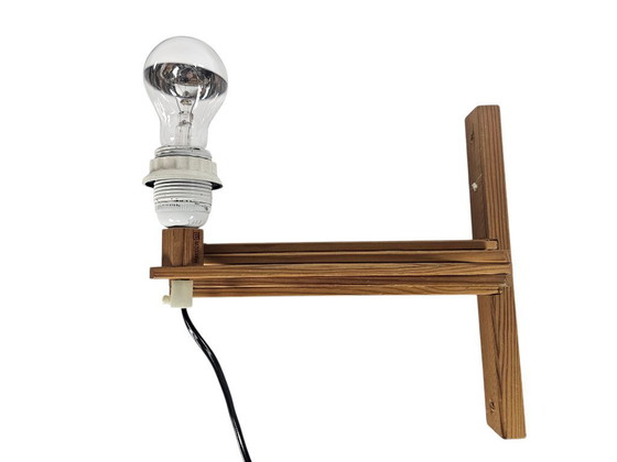Image 1 of Ikea - hinged lamp - wall lamp - model V505 - pine - Sweden - 3rd quarter 20th century