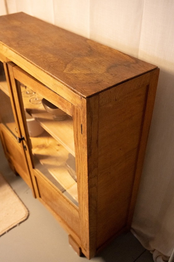 Image 1 of Vintage display cabinet / bookcase