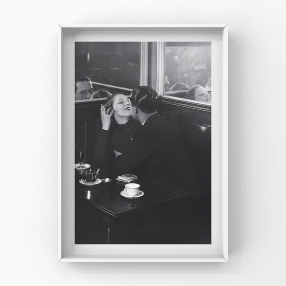 Image 1 of 1x Brassaï – pareja en el café, ca. 1932 | Barrio italiano, París