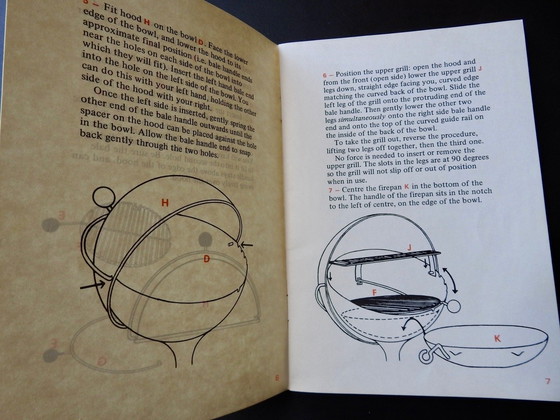 Image 1 of design vintage barbecue 1960 space age Ball-B-Q