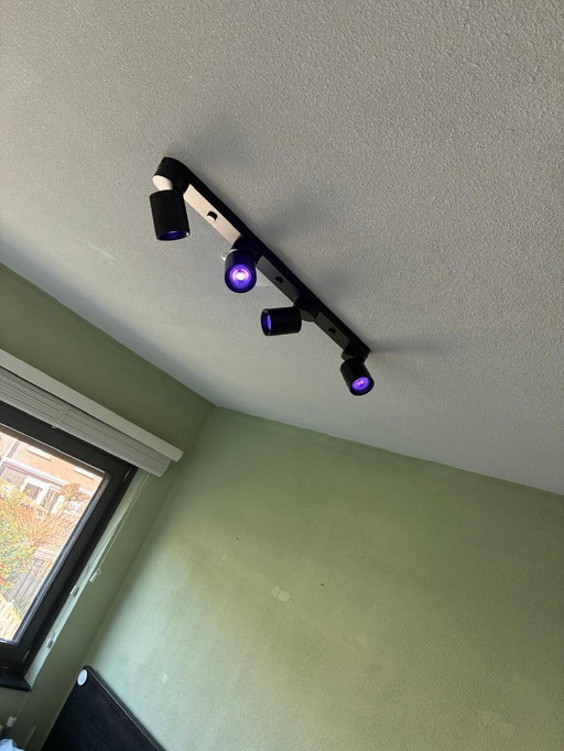 Ceiling lamp with different colors and remote control