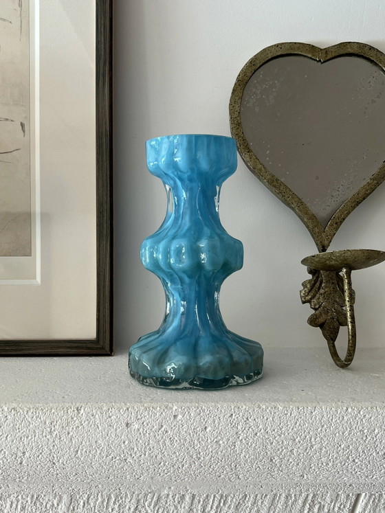Clichy glazen vaas - vintage 20e eeuw – Vazen, Kristal (photo 3 of 5)