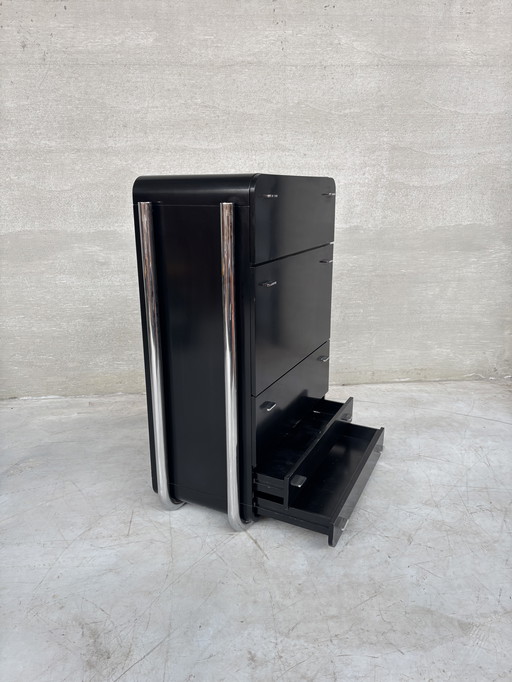 Meuble de bar brutaliste unique / Highboard 1970
