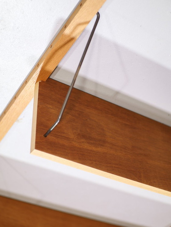 Image 1 of Preben Sørensen wall system oak bookcase Danish