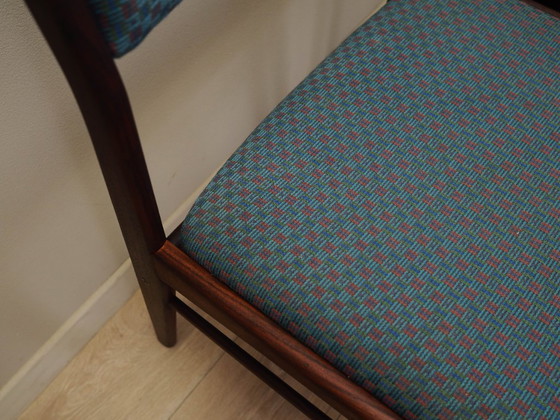 Image 1 of Drei Stühle aus Palisanderholz, dänisches Design, 1970er Jahre, hergestellt in Dänemark