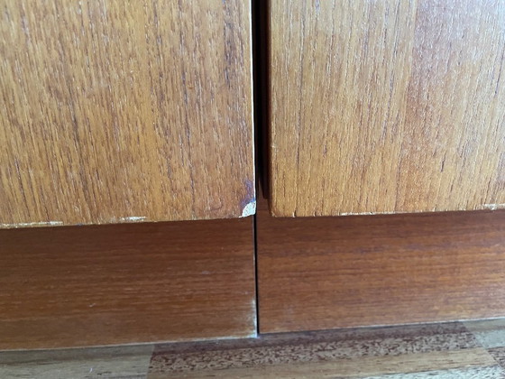 Image 1 of Grande armoire murale vintage (vers 1960/70, 300 cm de large x 174 cm de haut)