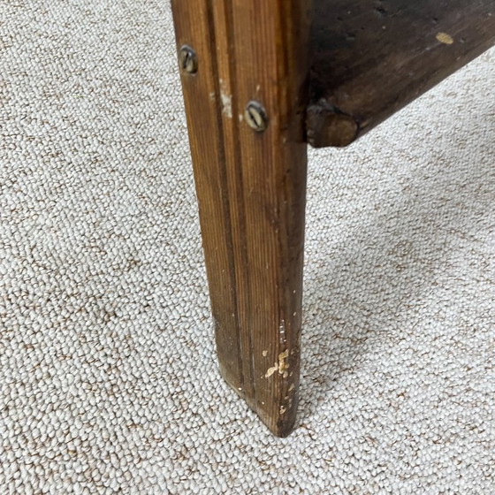 Große, patinierte Malerleiter aus Holz, 20. Jahrhundert. – Dekorative Objekte, Wood (photo 10 of 12)