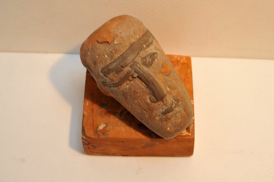 Scultura di testa, Sculture, Ceramica, Legno, Marrone, Anders (foto 6 di 7)
