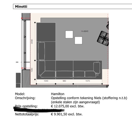 Image 1 of Sofá Minotti