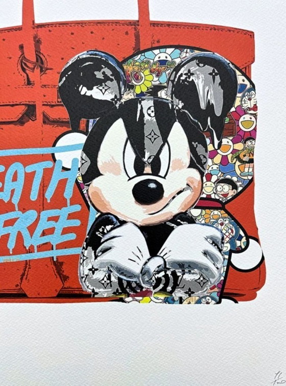 Image 1 of Death NYC - Sac Birkin et Mickey - Édition limitée avec certificat