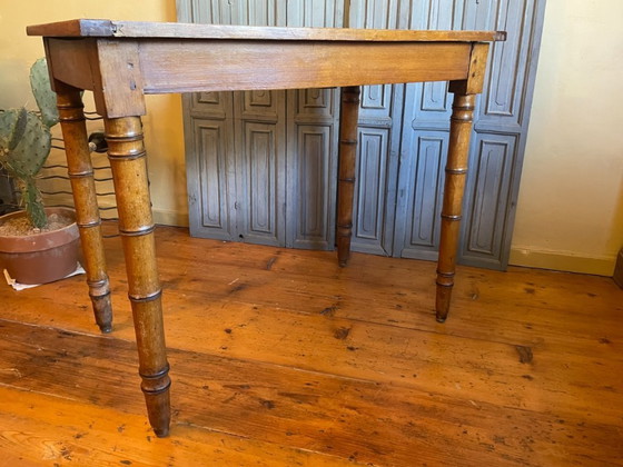 Image 1 of Small table Kitchen table Work table Side table French