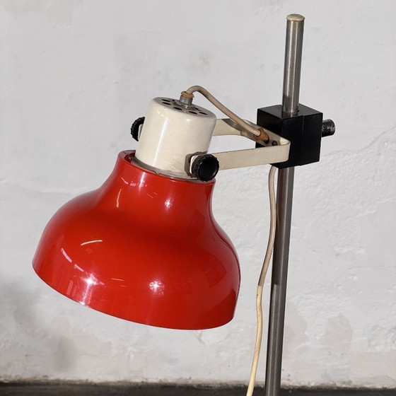 Lampada da terra vintage rossa a doppio faretto, anni '70 – Lampade da terra, Metallo (photo 5 of 9)
