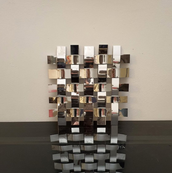 Image 1 of Miroir en aluminium tissé