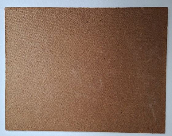 Image 1 of George Creten – Intimes Porträt einer Frau – Öl auf Papier auf Holz