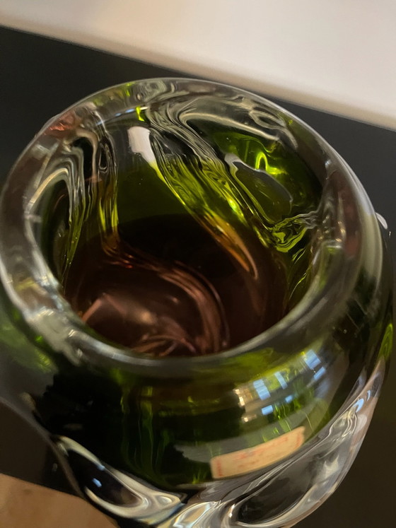 Joska Kristall Vase Originalaufkleber – Vasen, Glas (photo 4 of 8)