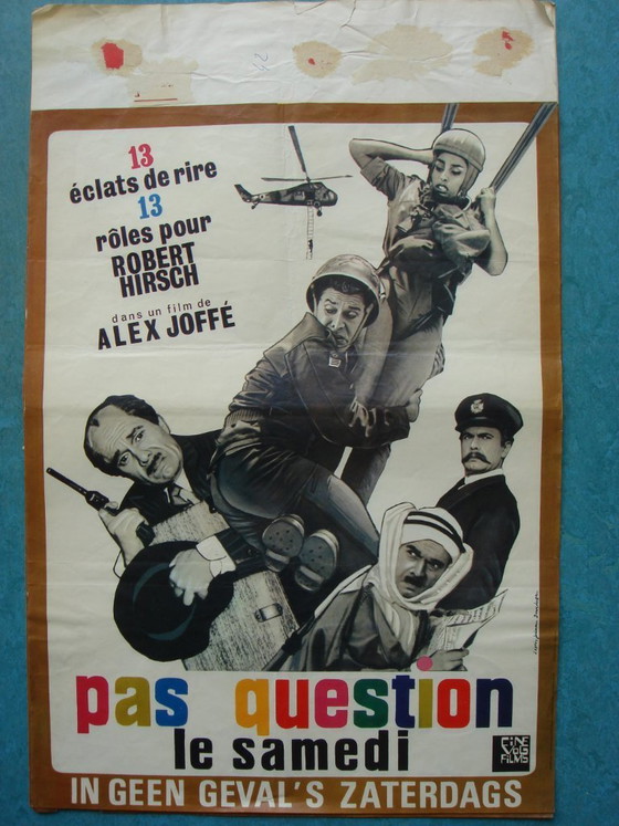 Image 1 of Partij originele filmposters uit de jaren 50-60