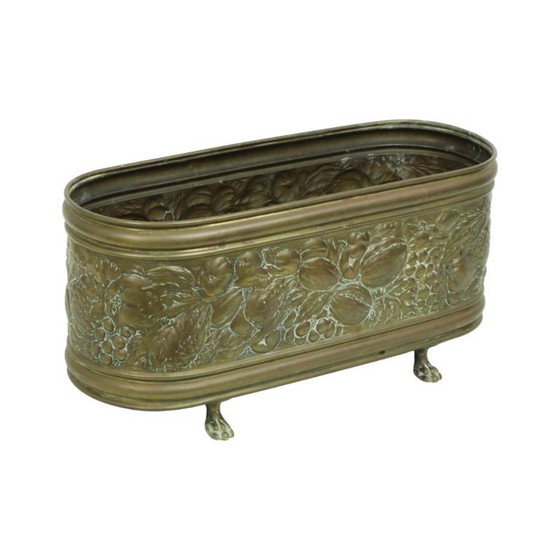 Image 1 of Boîte à fleurs ancienne en cuivre français