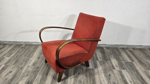 Art Deco Lounge Chair by Jindrich Halabala