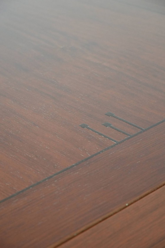 Image 1 of Practical extendable Art Deco design dining table for 6 to 8 people from Schuitema from the Decoforma series