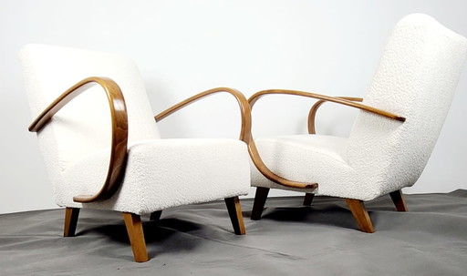 2x Jindřich Halabala Fauteuils