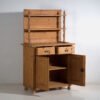 Antique pine kitchen dresser – Rustic European cupboard with shelves – circa 1940 – Storage cabinet, Metal (photo 13 of 40)