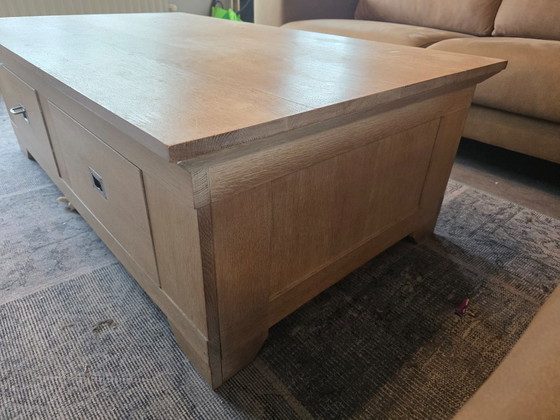 Jolie table basse en bois de chêne – Tables basses (photo 4 of 7)