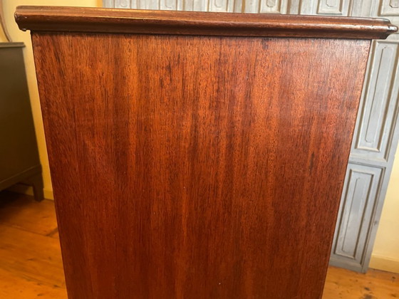 Roller shutter cabinet Filing cabinet Music cabinet Art Deco 1930 French – Storage cabinet, Aluminium (photo 12 of 15)