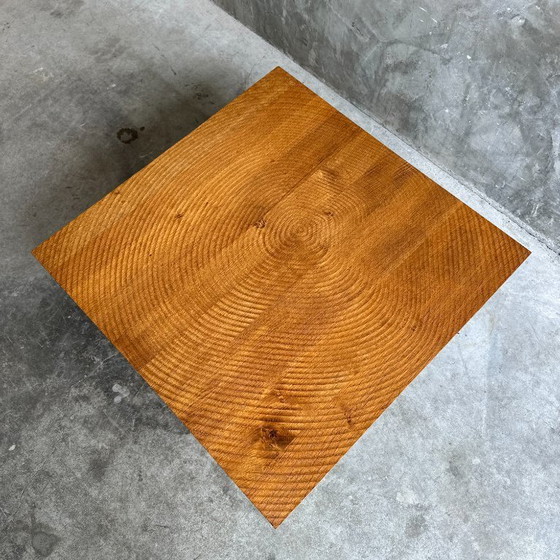 Image 1 of Mesa de centro Linteloo LOG de 80 x 80 cm – tablero de madera maciza